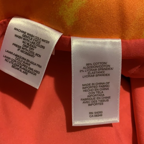 JNY stretch Multicolored summery skirt. - Picture 6 of 6